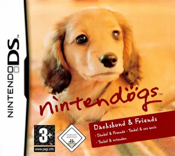 Nintendogs - Dachshund & Chingudeul (Korea) box cover front